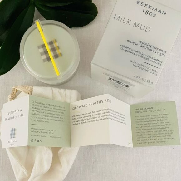 Beekman 1802 Milk Mud Warming Clay Mask 1.69 oz for Face - Picture 9 of 10